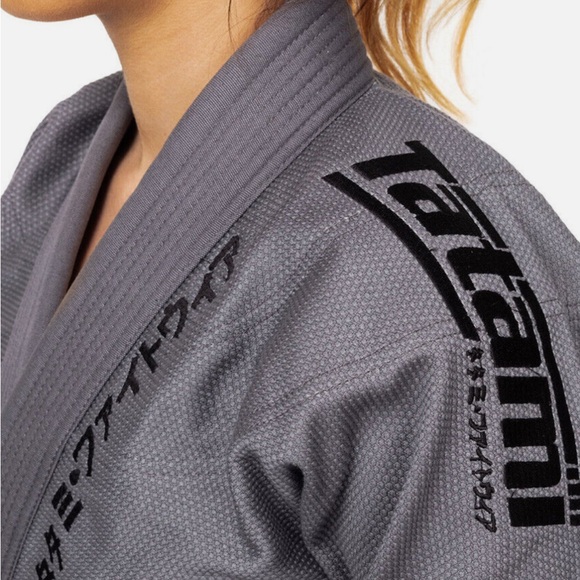 Women’s Tatami Grey Estilo Black Label BJJ Gi - Size F3L, “Like new condition “ - Picture 4 of 11